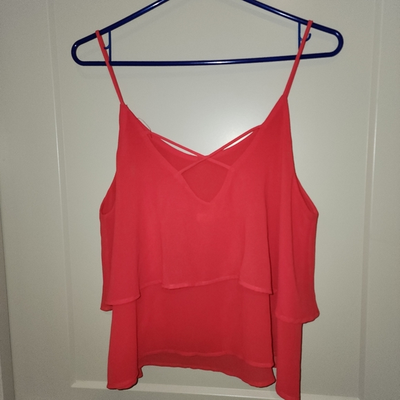 Bright Red Spaghetti Strap - Picture 4 of 4